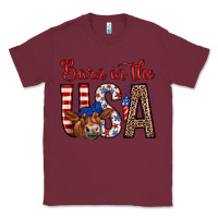 Burgundy barn in the usa Classic Tee - Zillion Design Studio