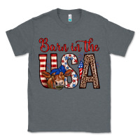 Charcoal Heather barn in the usa Classic Tee - Zillion Design Studio