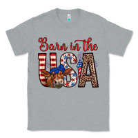 Heather Grey barn in the usa Classic Tee - Zillion Design Studio