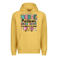 Antique Gold nurse practitioner Premium Hoodie - MaliasSmallBusiness
