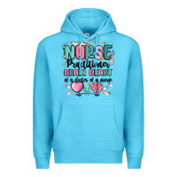 Ocean Blue nurse practitioner Premium Hoodie - MaliasSmallBusiness