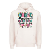 Pale Pink nurse practitioner Premium Hoodie - MaliasSmallBusiness