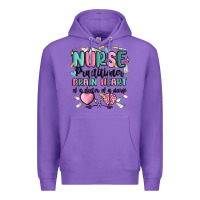 Purple nurse practitioner Premium Hoodie - MaliasSmallBusiness
