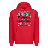 Red nurse practitioner Premium Hoodie - MaliasSmallBusiness