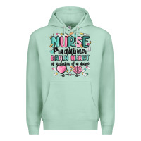 Seafoam nurse practitioner Premium Hoodie - MaliasSmallBusiness
