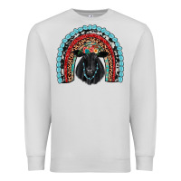 Dove Grey black angus  rainbow Premium Sweatshirt - JahusDesignShop