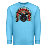 Ocean Blue black angus  rainbow Premium Sweatshirt - JahusDesignShop