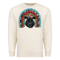 Sandshell black angus  rainbow Premium Sweatshirt - JahusDesignShop