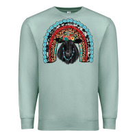 Seafoam black angus  rainbow Premium Sweatshirt - JahusDesignShop