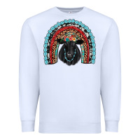 White black angus  rainbow Premium Sweatshirt - JahusDesignShop