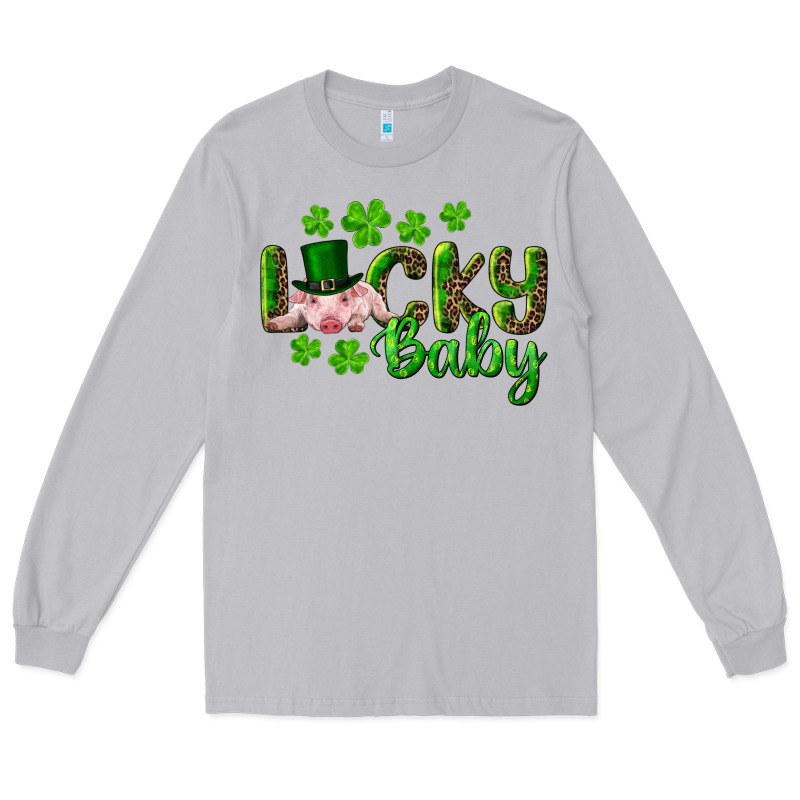 Lucky Baby With Pig Long Sleeve Tee by RanaPortraitStore | Teevron