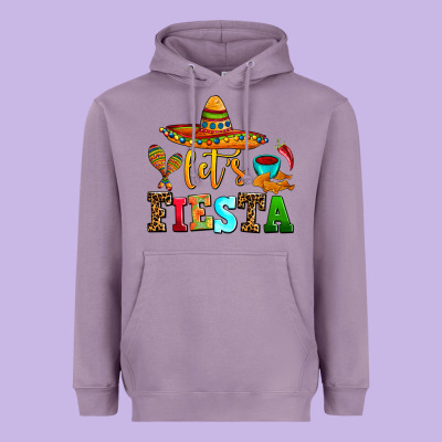 Let's Fiesta Heavyweight Hoodie Designed By Adodesignshop