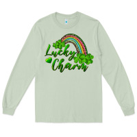 Matcha Lucky charm rainbow and shamrocks Long Sleeve Tee - RanaPortraitStore