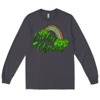Smoke Lucky charm rainbow and shamrocks Long Sleeve Tee - RanaPortraitStore