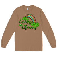 Toasted Coconut Lucky charm rainbow and shamrocks Long Sleeve Tee - RanaPortraitStore