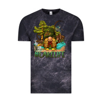 Cloud Black lake life gnome Vintage Tee - BarkalooDesign