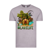 Vintage Zinc lake life gnome Vintage Tee - BarkalooDesign