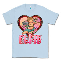 Dusty Blue cupid heart Classic Tee - RanaPortraitStore