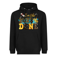 Black i m like 2023 done Heavyweight Hoodie - AdoDesignShop
