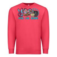 Cardinal peace love racing Premium Sweatshirt - AdoDesignShop