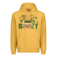 Mustard bad and boozy Premium Hoodie - MaliasSmallBusiness