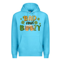 Ocean Blue bad and boozy Premium Hoodie - MaliasSmallBusiness