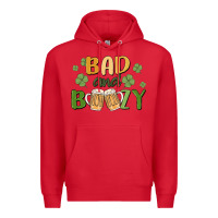 Red bad and boozy Premium Hoodie - MaliasSmallBusiness