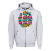 Heather Grey throwing sarcasm around like confetti Zipper Hoodie - Zillion Design Studio