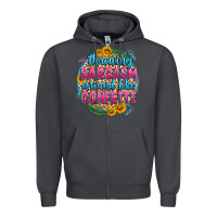 Smoke throwing sarcasm around like confetti Zipper Hoodie - Zillion Design Studio