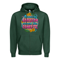 Sports Green throwing sarcasm around like confetti Zipper Hoodie - Zillion Design Studio