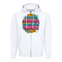 White throwing sarcasm around like confetti Zipper Hoodie - Zillion Design Studio