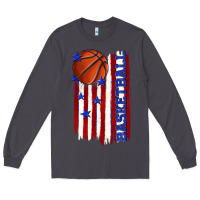 Smoke basketball american flag Long Sleeve Tee - texasbilliewilder