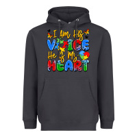 Smoke i am his voice he is my heart Heavyweight Hoodie - JahusDesignShop