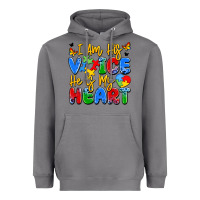Storm i am his voice he is my heart Heavyweight Hoodie - JahusDesignShop