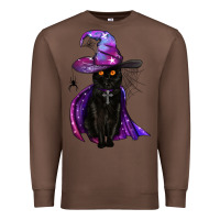 Chestnut black witch cat Premium Sweatshirt - BundleAndBundleShop