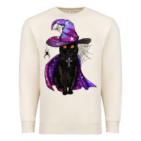 Sandshell black witch cat Premium Sweatshirt - BundleAndBundleShop