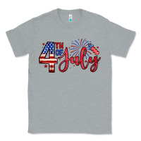 Heather Grey 4th of july zillion Classic Tee - Zillion Design Studio