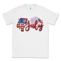 White 4th of july zillion Classic Tee - Zillion Design Studio