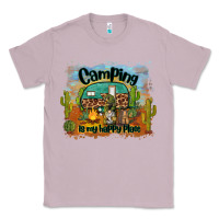 Lilac camping is my happy place Classic Tee - BarkalooDesign