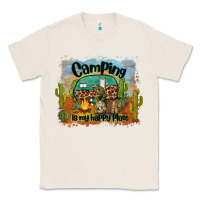 Natural camping is my happy place Classic Tee - BarkalooDesign