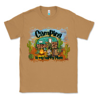 Toasted Coconut camping is my happy place Classic Tee - BarkalooDesign