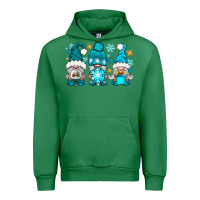 Emerald winter gnomies Urban Hoodie - NancyCooperArtShop