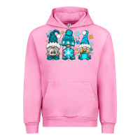 Fuchsia Pink winter gnomies Urban Hoodie - NancyCooperArtShop
