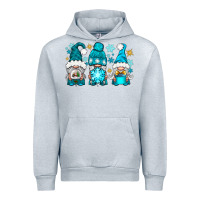 Heather Grey winter gnomies Urban Hoodie - NancyCooperArtShop