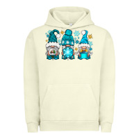 Pigment Pistachio winter gnomies Urban Hoodie - NancyCooperArtShop