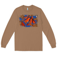 Toasted Coconut basketball background Long Sleeve Tee - texasbilliewilder