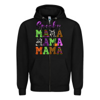 Black Spooky Mama Zipper Hoodie - texasbilliewilder