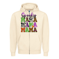 Sandshell Spooky Mama Zipper Hoodie - texasbilliewilder