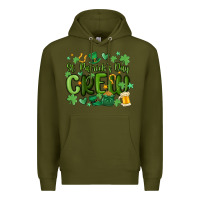 Army Green st.patrick's day crew Premium Hoodie - MaliasSmallBusiness