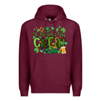 Burgundy st.patrick's day crew Premium Hoodie - MaliasSmallBusiness